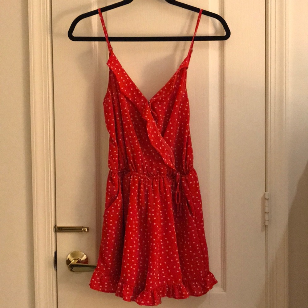 One Clothing polka dot romper